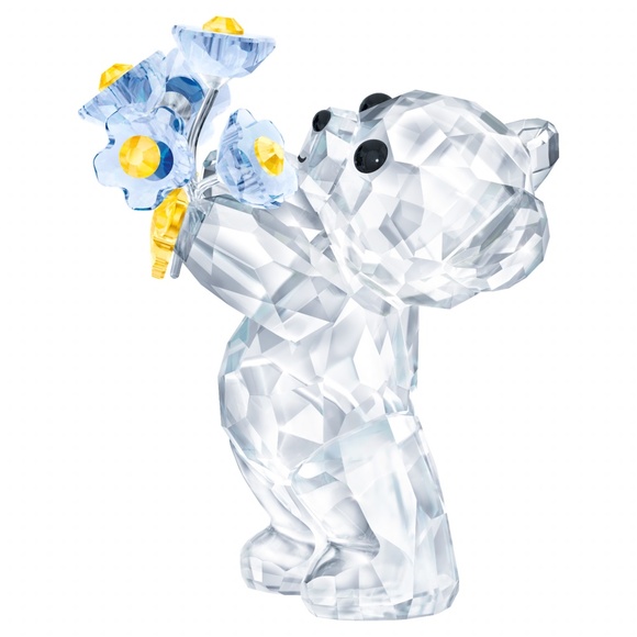 Swarovski Kris Bear - Forget-me-not NIB - Picture 1 of 4